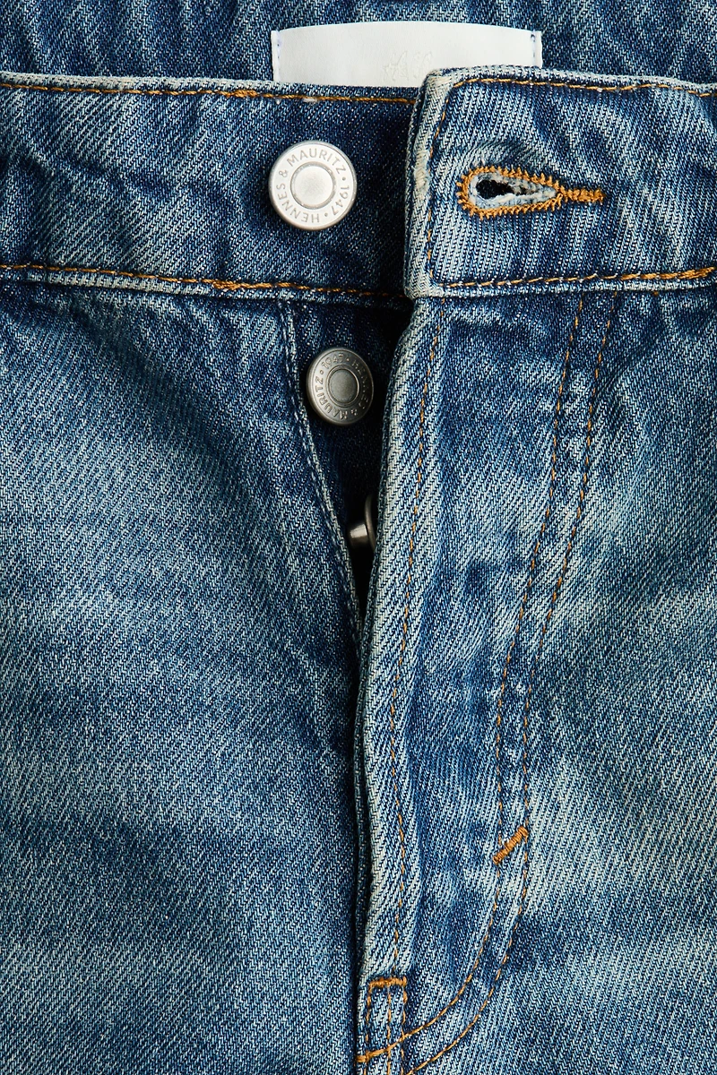 Wide Leg Regular Waist Jeans