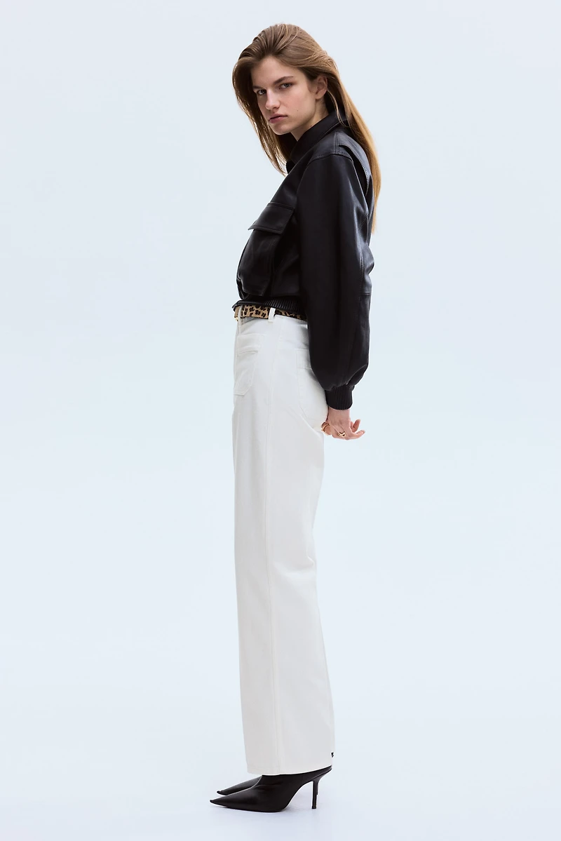 Straight Leg High Waist Jeans