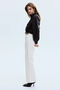 Straight Leg High Waist Jeans