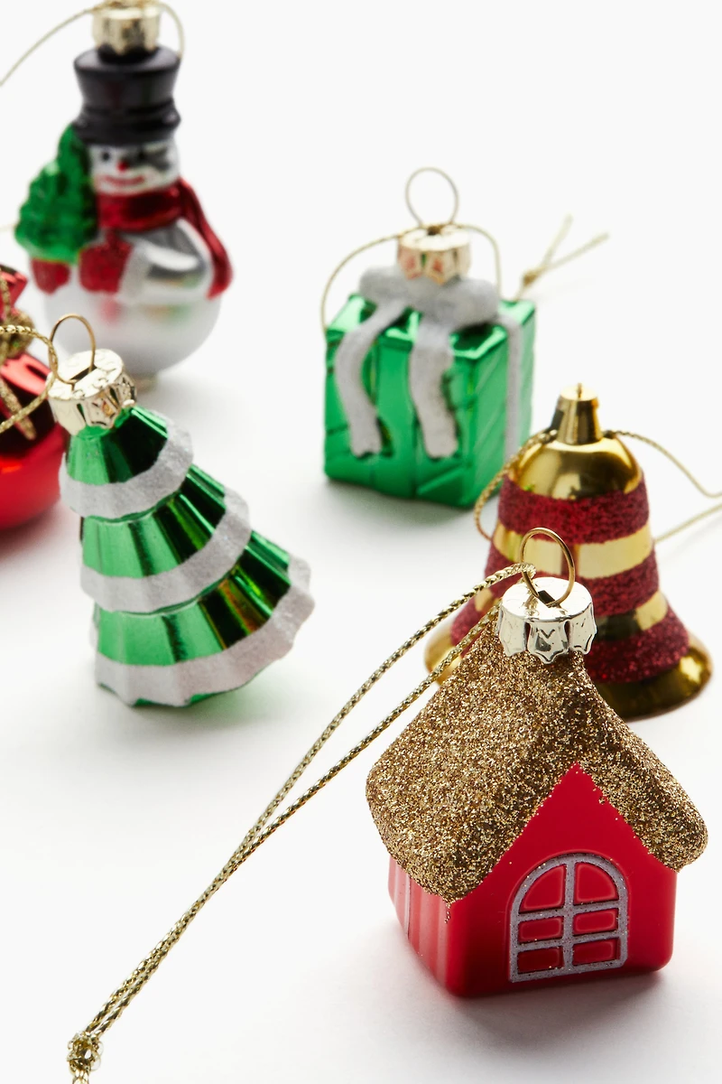 Lot de 6 décorations de Noël