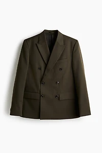 Relaxed-Fit Double-Breasted Jacket