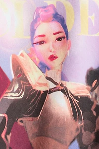 T-shirt en coton imprimé