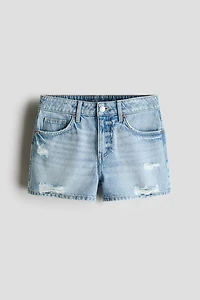 Relaxed-Fit Denim Shorts