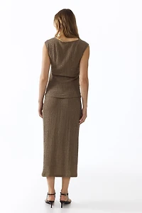 MAMA 2-Piece Textured Jersey Set