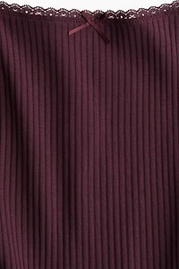 Lace-Trimmed Strappy Top