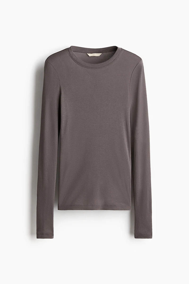 Pima Cotton Jersey Top