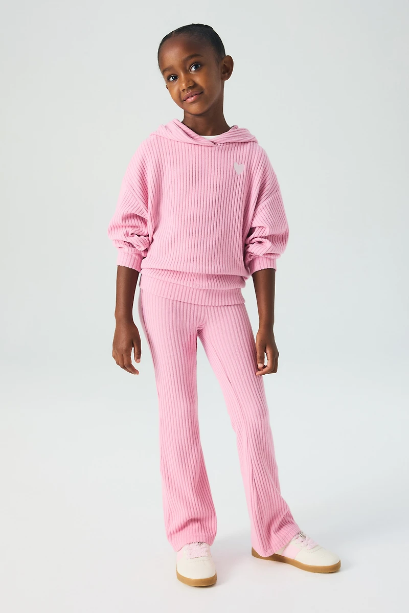 2-Piece Brushed Rib-Knit Set