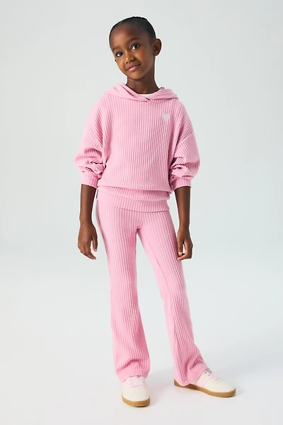 2-Piece Brushed Rib-Knit Set