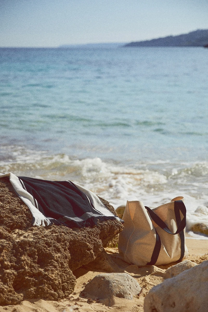 Beach Towel with Fringe