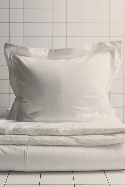Cotton Percale Twin Duvet Cover Set
