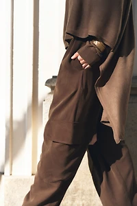 Lyocell-Blend Cargo Pants