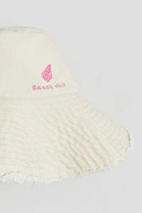 Frayed Bucket Hat