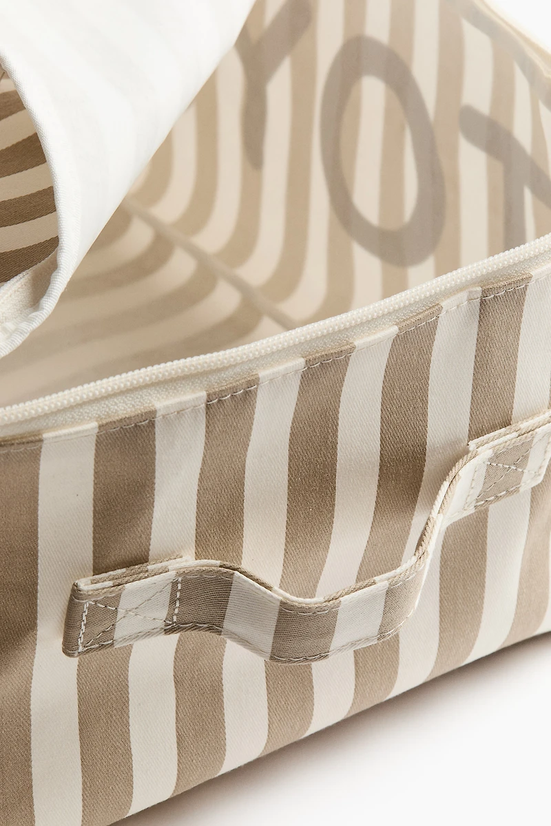 Panier à jouets avec couvercle