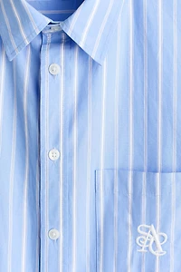 Chemise décontractée en popeline