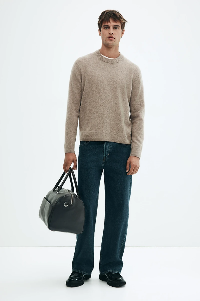 Regular-Fit Fine-knit Wool Sweater