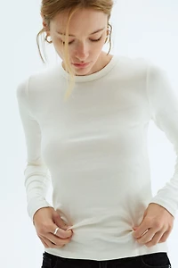 Haut à manches longues en jersey