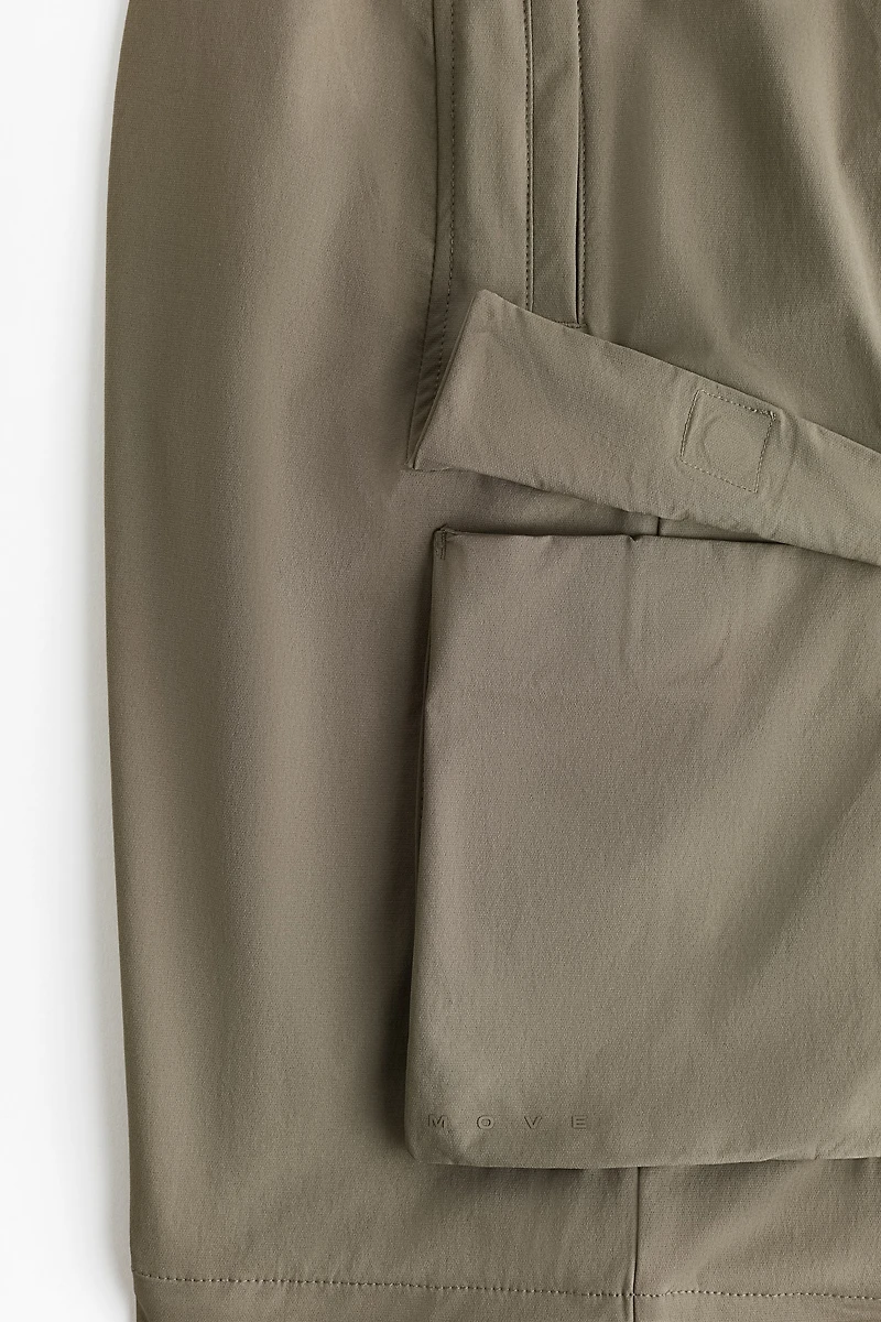 Barrel-Leg Convertible Pants