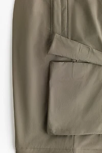 Barrel-Leg Convertible Pants