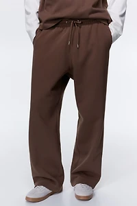 Pantalon en molleton ample