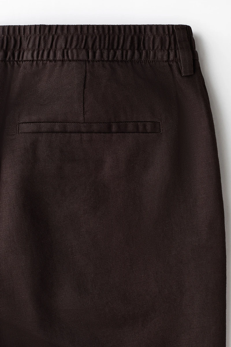 Relaxed-Fit Linen-Blend Shorts