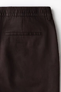 Relaxed-Fit Linen-Blend Shorts