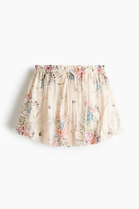 Cotton Balloon Skirt