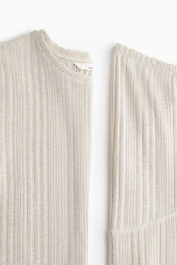 Ensemble 2 pièces MAMA en tricot côtelé