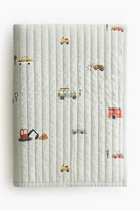 Jeté de lit matelassé en coton