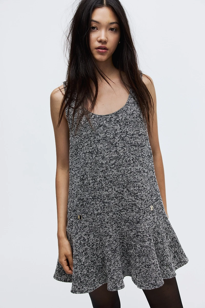 Jacquard-Weave Dress