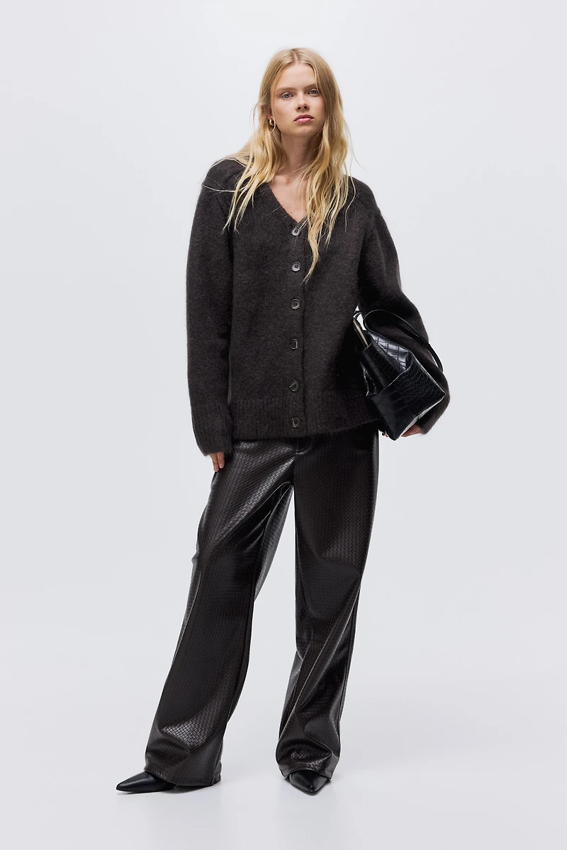 Mohair-Blend Cardigan