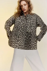 Blouse à enfiler en sergé