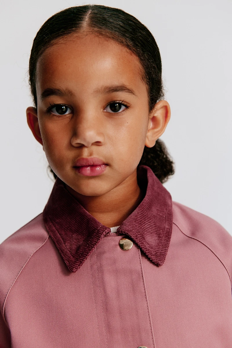 Utility Jacket with Corduroy Collar