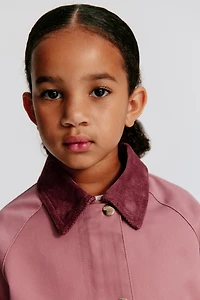 Utility Jacket with Corduroy Collar