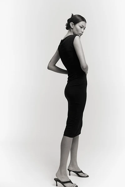 Cap-sleeved Dress