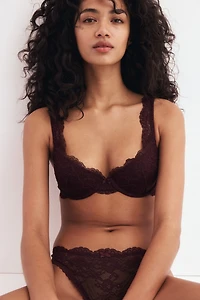 2-Pack Lace Thong Briefs