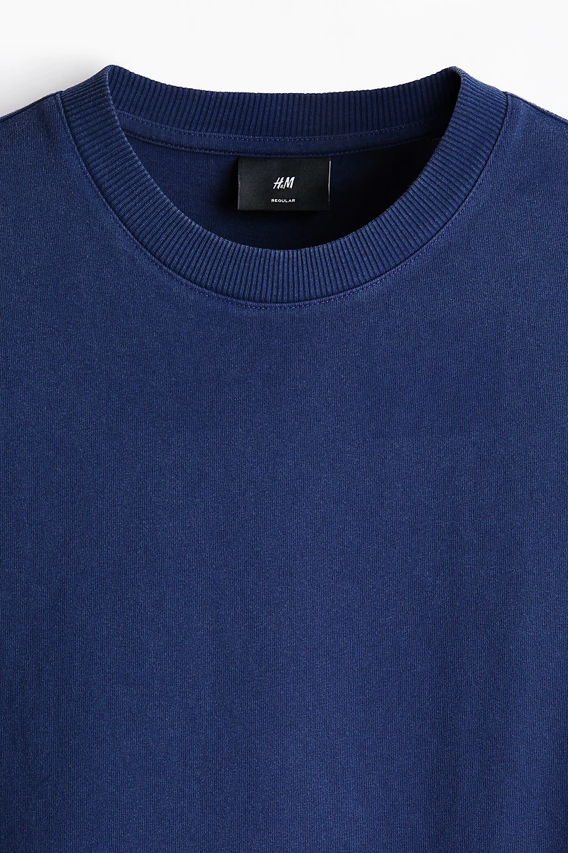 T-shirt délavé coupe classique