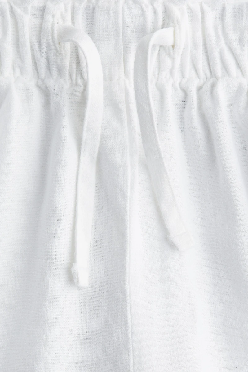 Pantalon en lin mélangé