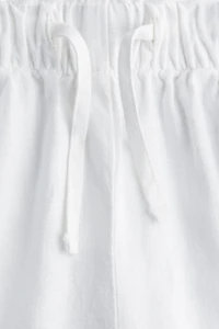 Pantalon en lin mélangé