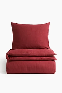 Muslin Twin Duvet Cover Set