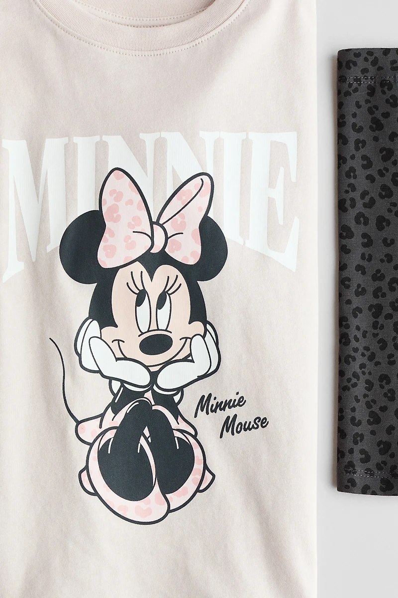 Ensemble imprimé 2 pièces en coton