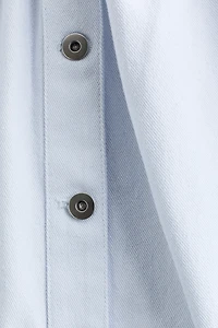 Twill Shirt with Shoulder Pads