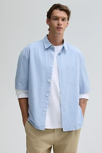 Chemise décontractée à manches courtes