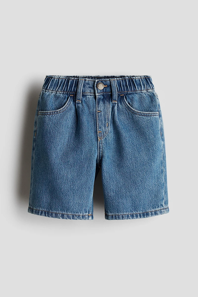 Short de longueur genou en denim