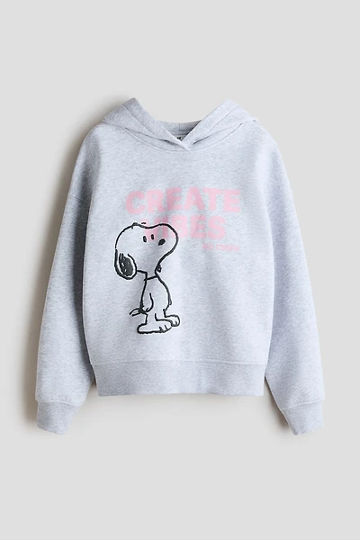 Oversized Printed Hoodie