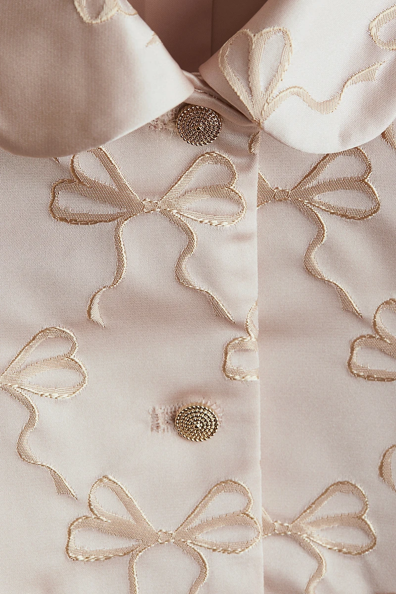 A-Line Brocade Jacket