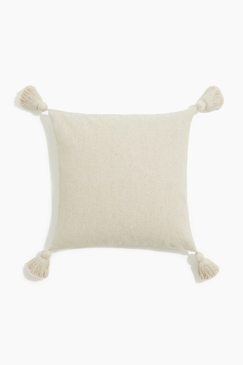 Tasseled Cushion Cover