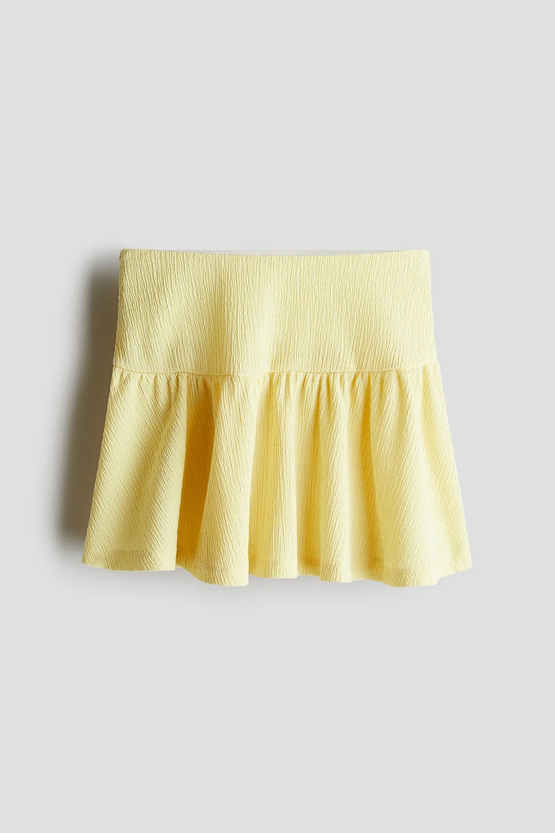 Crinkled Jersey Skirt
