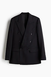 Relaxed-Fit Double-Breasted Jacket