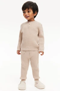2-piece Rib-Knit Cotton Set