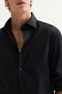 Slim-Fit Cotton Shirt